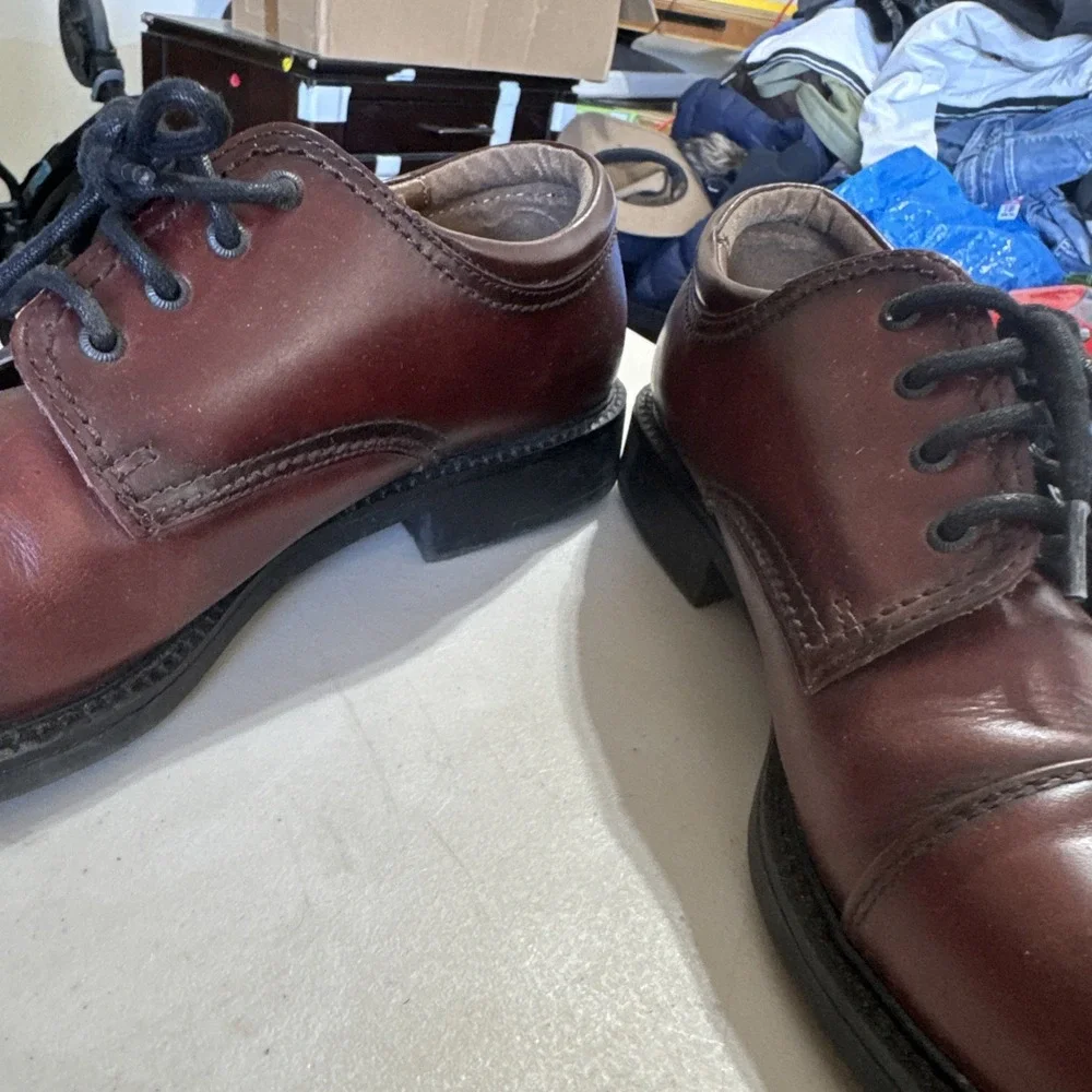 Dockers Mens 90-2219 Brown Dress Shoes Size 11M